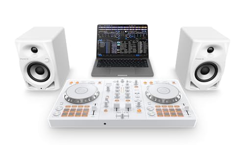 Image of Pioneer DJ DDJ-FLX4 2-deck rekordbox and Serato DJ Controller - White, Limited Edition
