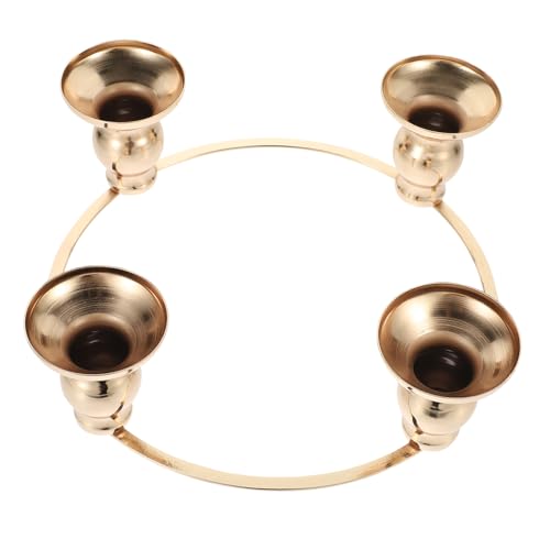 HOOTNEE Advent Candle for Christmas Table Decor Elegant Taper Candle Holder Versatile Xmas Centerpiece for Holiday Decoration Stylish Wreath Accessory