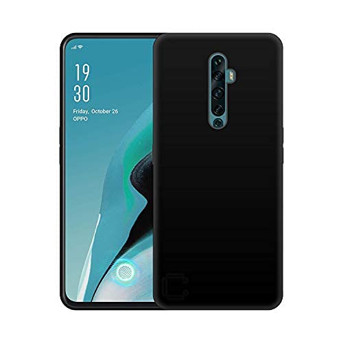 Case Creation Soft Cover for Oppo Reno 2, Oppo Reno 2 Case/Oppo Reno 2 Cover/Oppo Reno 2 Accessories/Oppo Reno 2 Back Case Cover (Pitch Black Edges) (B082427CF2) Amazon Price History, Amazon Price Tracker