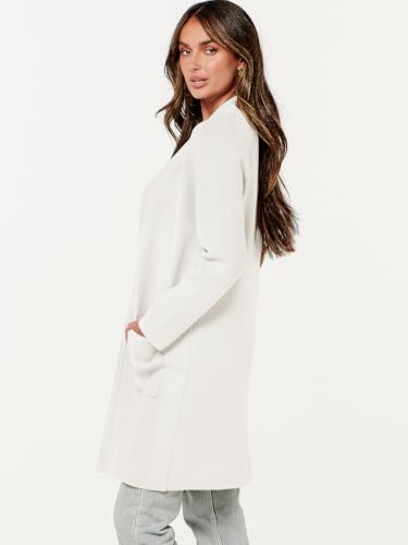 Image of ANRABESS Cardigan Sweater for Women Casual 2026 Fall Fashion Coat Long Sleeve Open Front Knit Coatigan Outwear