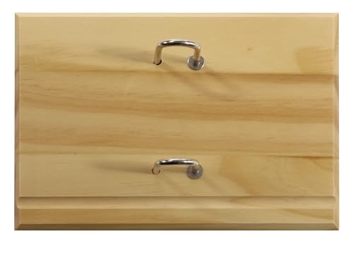 Exacompta - 35280E - Socle vide en chêne pour bloc-pratic (non fourni) - Coloris marron clair