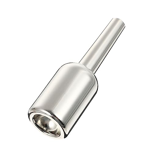 BESTonZON Replacement Trumpet Mouthpiece 3c Size Silver Plated for Small Trumpet