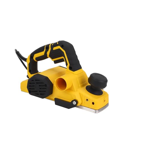 WODHMIEY Spazzola elettrica per legno 900 W 16000 RPM, spazzola per mano con profondità 3 mm, raschiatore per falegnameria, spazzola falegname con sacchetto di polvere