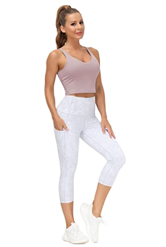 Image of THE GYM PEOPLE Womens' Sports Bra Longline Wirefree Padded with Medium Support