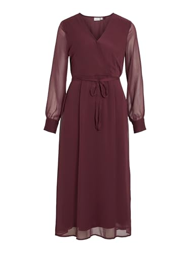 Vifalia V-Neck L/S Midi Dress - Noos/Dc