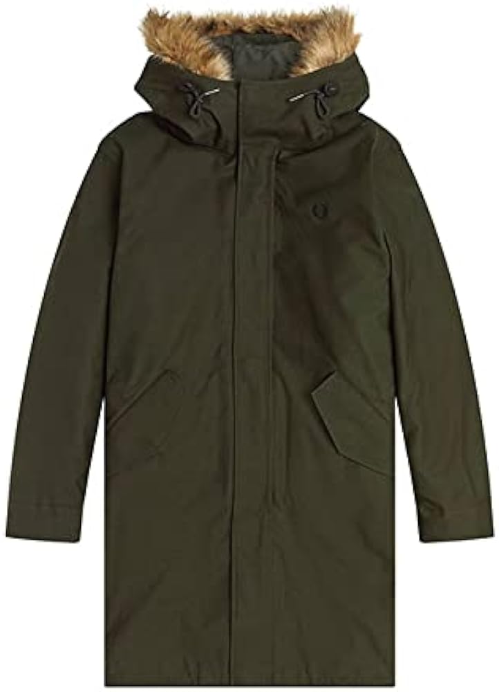 FRED PERRY フレッドペリー フィッシュテール パーカー オリーブ XS FRED PERRY フレッドペリー モッズコート 2023FWモデル ジップ