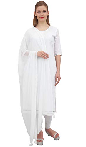 Neck Wrap Chiffon Tassel Summer Dupatta Women Long Stole Scarves2