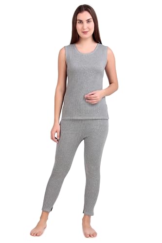 Image of HAP Women's Quilted Thermal Set : Sleeveless Top + Trouser