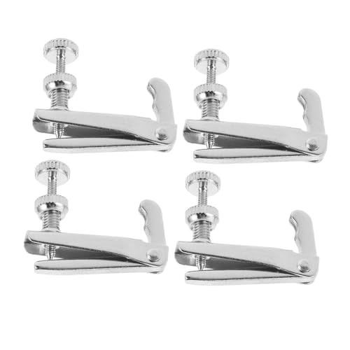 GOOHOCHY 4pcs Violin String Adjusters Fine Tuners for Violins Compact and Practical Accessories for Precision Tuning Easy Installation and Stability