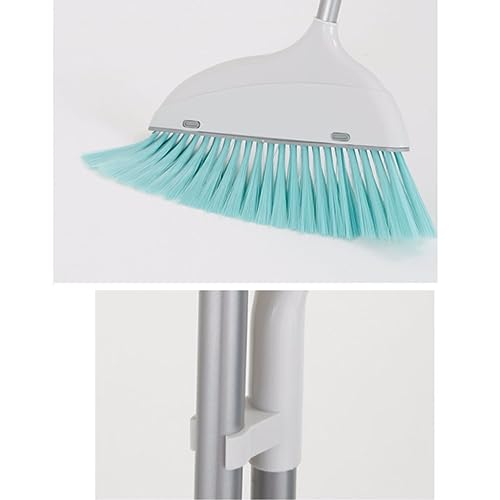 Besen mit Kehrschaufel, Kombi-Set, Edelstahl, Langer Griff, Reinigungsmittel, aufrechte Kehrschaufeln – Bild 7