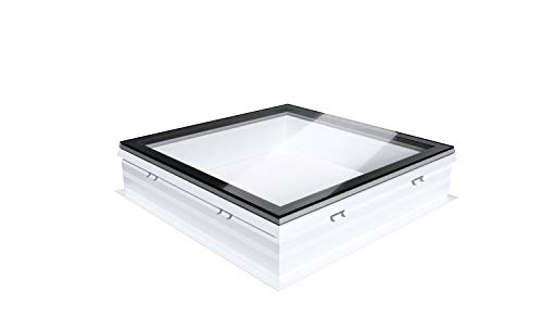 Preisvergleich Produktbild Flachdachfenster SKYLUX I WINDOW 2 nicht öffenbar Lichtkuppel Dachöffnung 90x90