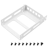 YAODHAOD Support de montage sur panneau arrière pour carte SSD PCI 6,3 cm/8,9 cm, 2 x 2,5 pouces SSD vers disque dur interne PCI