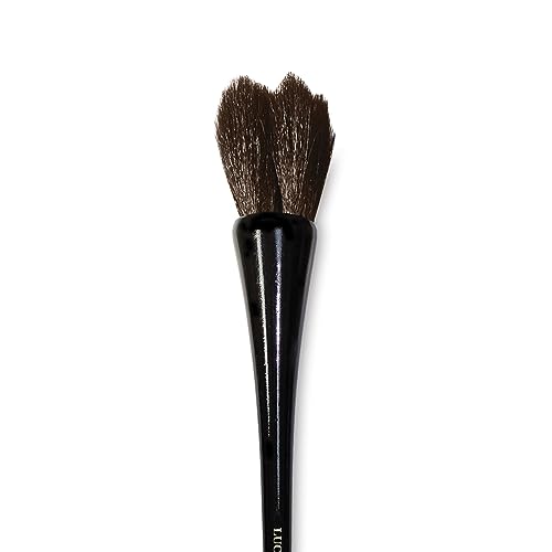 Luco Black Squirrel Brush - Pointed Round, 4 Locks