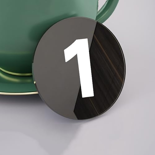 Signes de numéro d'armoire en acrylique pour organiser les vestiaires de sport