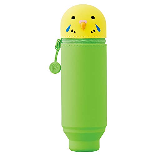 LIHITLAB Kawaii Japanese Bird Stand Up Pencil Case for School Office College Cute School Supplies