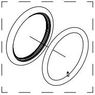Chambre à air et jante Thule WHEEL-12-TIRE avec fixations sport durables