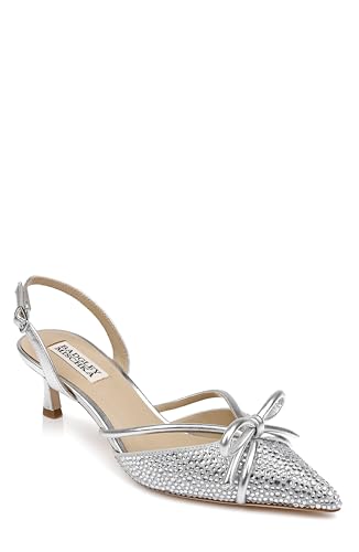Image of Badgley Mischka Women's Angelina Slingback Kitten Heels