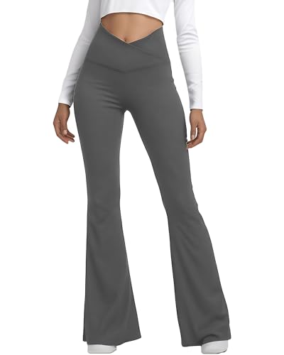 Merlvida Leggins Mujer Push Up Pantalones Acampanados Cintura Alta Leggings Deportivos Bootcut Ropa Deportiva con Control de Abdomen Mallas Flare para Yoga Gym Fitness