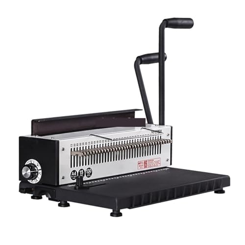 Machine à relier les anneaux en fer A5 8 pouces perforation manuelle double ligne