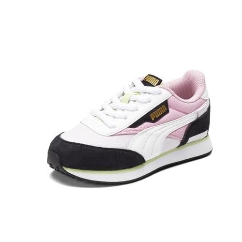 PUMA Kids Girls Future Rider Bouquet Lace Up Sneakers Shoes Casual - Black, Pink, White - Size 12 M2