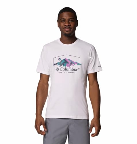 Image of Columbia Men White Path Lake Graphic II Tshirt, L