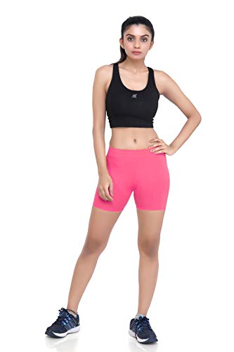 Image of Women's Solid Inner & Outer Wear Active Hot Shorts