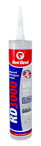 Red Devil 0987 987 All-Purpose All-Weather Sealant, 10.1-Ounce, Clear
