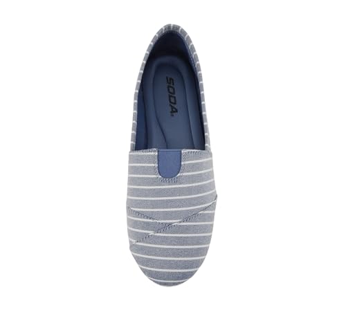 Image of Soda Shoes Women's Obji Round Toe Casual Flat with Padded Insole