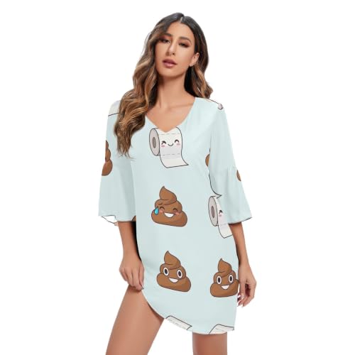 Robe d'été en mousseline de soie imprimée fleurie pour femme
