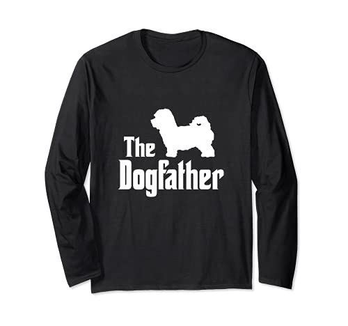 The Dogfather - funny dog gift, funny Maltipoo Long Sleeve T-Shirt, Black