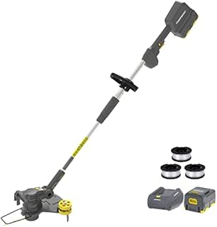 PowerSmart Cordless String Trimmer & Edger, 13-Inch 2-in-1 Height Adjustable Weed Eater, 40V 4.0Ah Battery & Charger Included