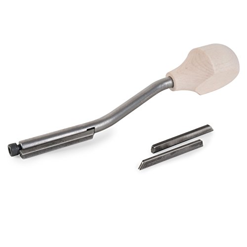 Gurian Three-in-one Fret File, File handle with 3 Burrs