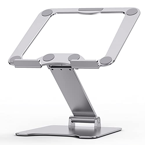 Laptop Stand Adjustable, Letlar Laptop Holder, Aluminum Laptop Riser Stand for Desk, Adjustable Height 1.9