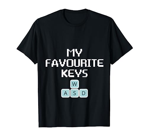 Funny Video Gamer Tees - Camiseta My Favorite Keys Camiseta