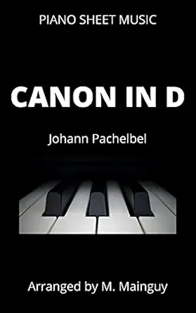 Canon in D: Piano Sheet Music-Wow! eBook