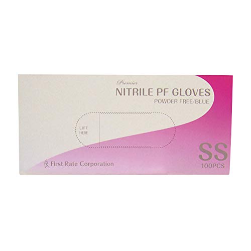 ファーストレイト ニトリルPFグローブ(ブルー) FR-850(SS)100マイイリ
