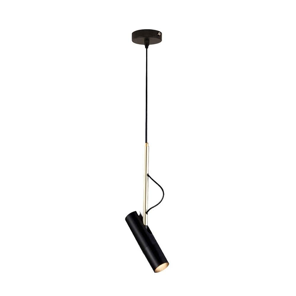 Spot de suspension en alu brossé 5W de haute finition pour comptoir de bar et salon épuré