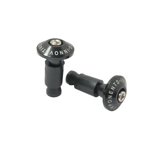 JCSUMRID 22mm Titanium Motorcycle Handlebar End Caps