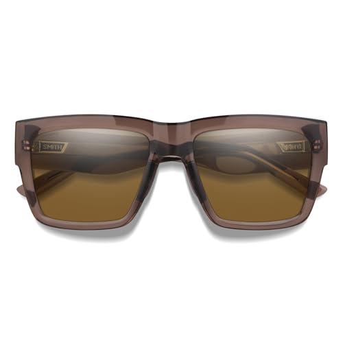 Image of SMITH Lineup Sunglasses with Chromapop Lenses - Polarized Sunglasses - for Men & Women - Rosewood Crystal ChromaPop Polarized Brown