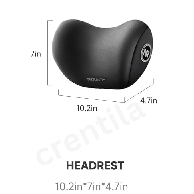 TENDULA Car Neck Rest Pillow for Head Rest Memory Foam Neck Support, Car Pillows and Cushions for Head & Neck Support in Travel for All Car Support, (Grey) 3 31hC1IIoovL