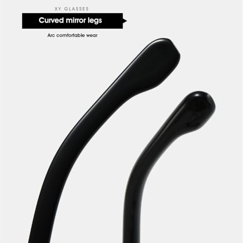 Lunettes à double cadre avec monture complète aux finitions géométriques précises - 6