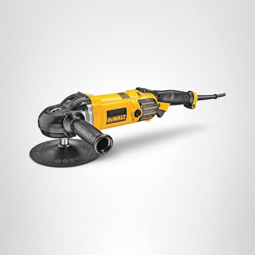 DEWALT Buffer Polisher, 7-in-9-in, 12 amp, Variable Speed Dial 0-3,500 RPM&rsquo;s, Soft Start Corded Car Buffer (DWP849X)