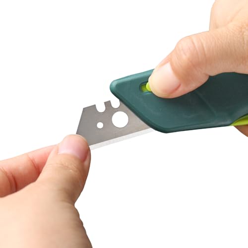 Image of Nova Smart-retracting Squeeze Trigger Knife, Safety Box Cutter, Utility Knife, Ambidextrous Design, Replaceable and Durable Blade, Ideal for Cutting Boxes