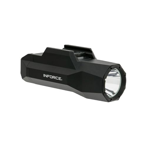 Lampe pistolet Inforce WILD2 lumière blanche idéale pour sécuriser vos parcours de tir nocturnes