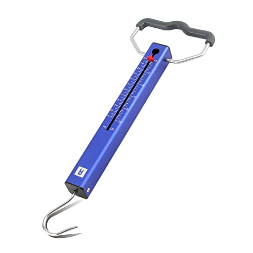 Booms Fishing TS2 Aluminum Tube Fish Scale, Spring Fishing Drag Scale, Easy to Read Hanging Scale, 25 lbs Pull Scales, Widely Used for Hooks Tension, Rigs Tension, Fishing Scale, Luggage Scale by Booms Fishing - Used condition - US$20.76