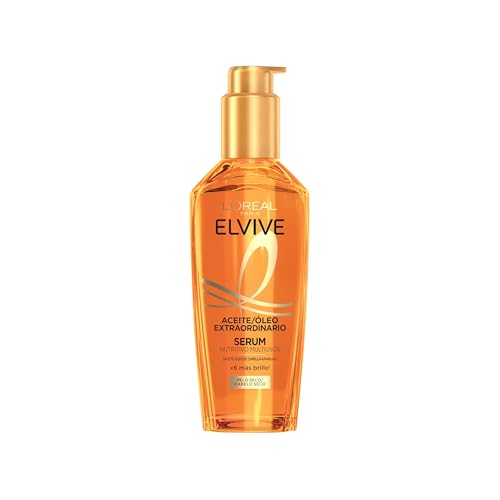 L'Oréal Paris Aceite Tratamiento Sublimador Para El Cabello, Para Pelo/Cabelo Seco, Elvive Aceite Extraordinario, 100 ml