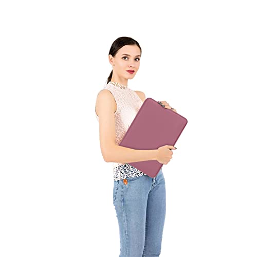 Image of MOSISO Laptop Case 16 inch, 15-15.6 inch Laptop Sleeve Bag Compatible with MacBook Pro 16 inch, HP, Acer, Dell, Lenovo, ASUS Notebook, Neoprene Computer Sleeve Bag with Small Case, Dusty Rose