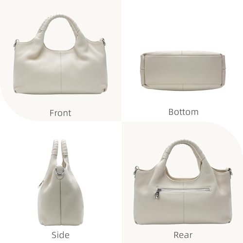 Image of Iswee Leather Satchel Women Purse and Handbag Crossbody Shoulder Bag Hobo