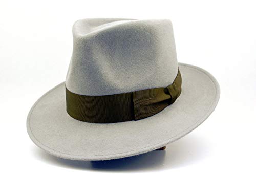 Custom Handmade Rabbit Fur Felt Fedora 