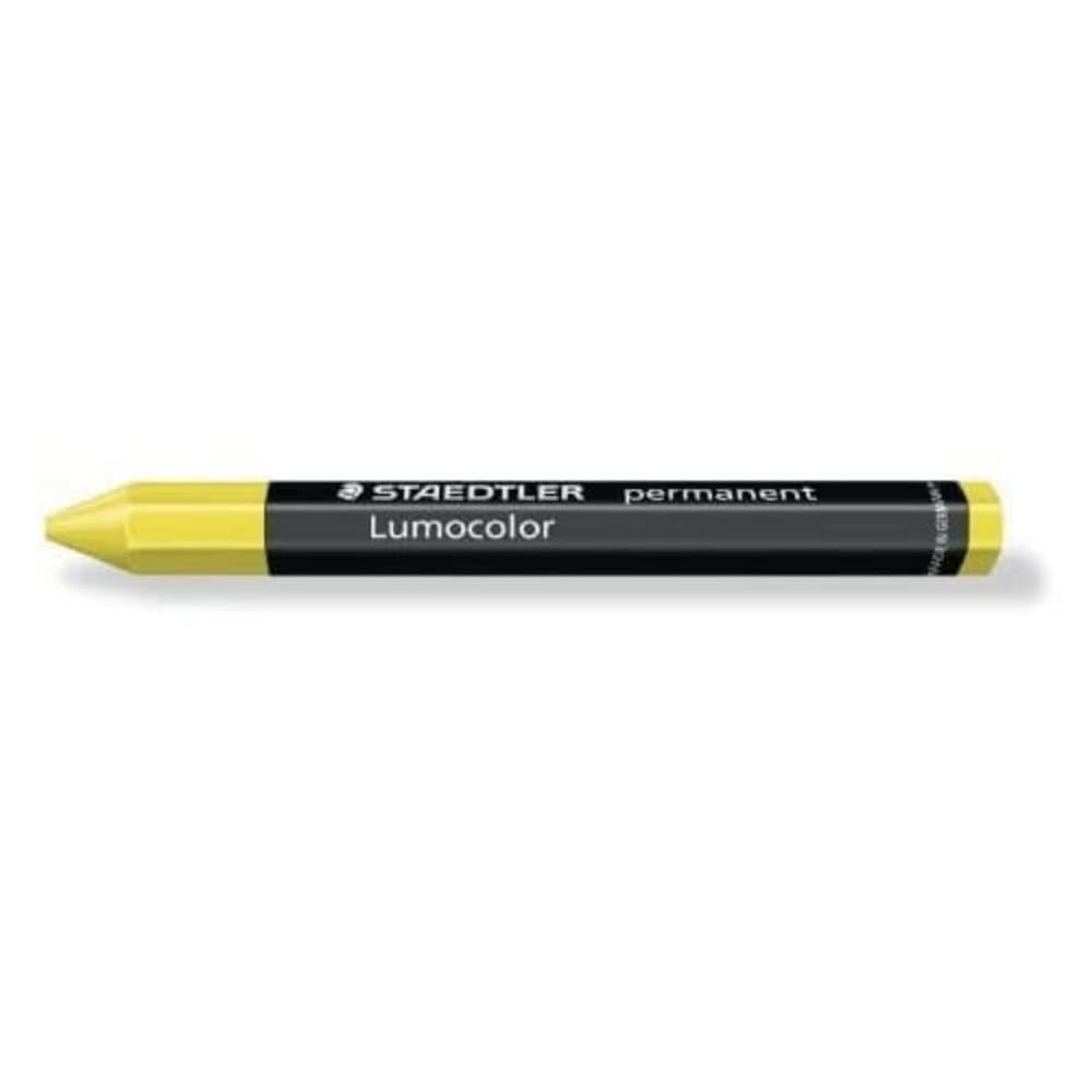 STAEDTLER 236-1 Lumocolor Omnigraph uniwersalna permanentna kredka do znakowania - żółta (12 sztuk)